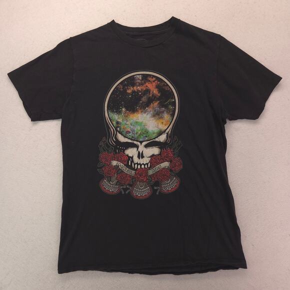Grateful Dead Band Crew Neck Short Sleeve Graphic T Shirt Mens Size M Black - Picture 2 of 9